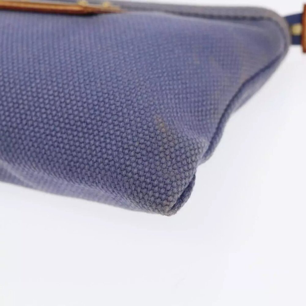 LOUIS VUITTON Antigua Pochette Platt PM Pouch Blue M40070 LV Auth th5273 - Picture 8 of 14